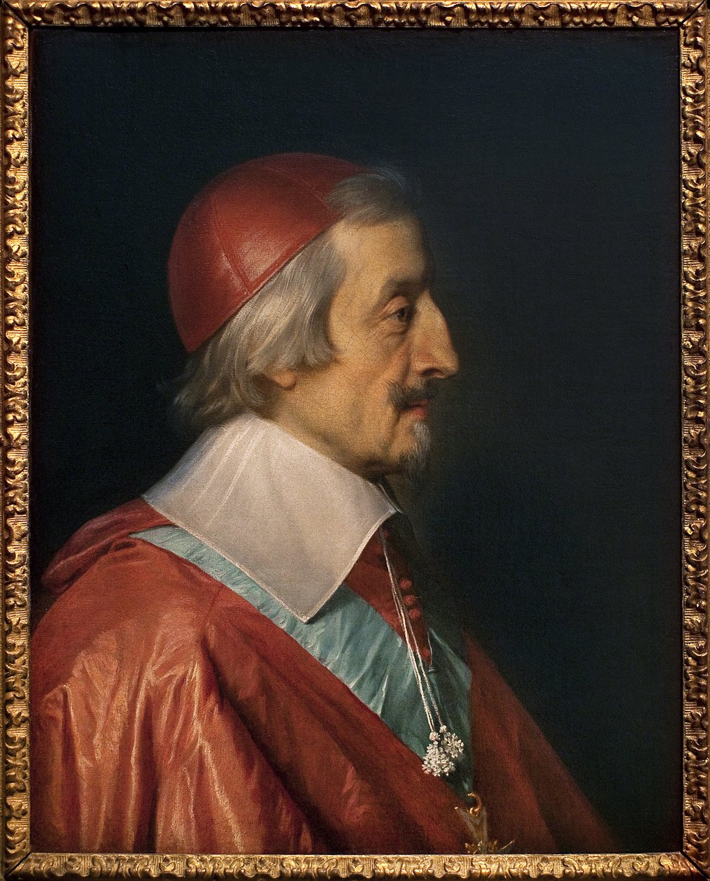 Portrét kardinála Richelieu (Armand Jean Duplessis de Richelieu od Philippe de Champaigne