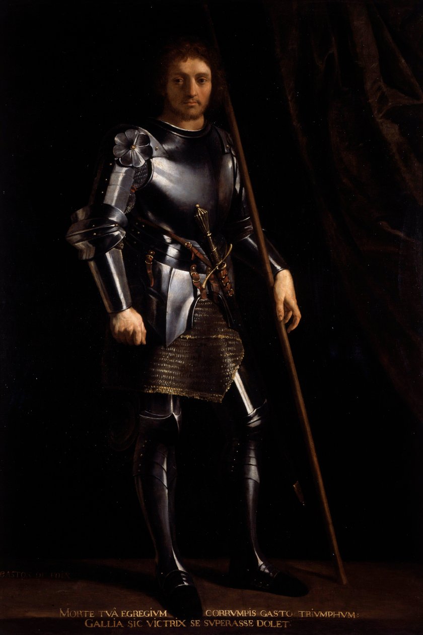 Portrét Gastona de Foix, vévody z Nemours (1489-1512), obraz od Philippa de Champaigne (1602-1674) od Philippe de Champaigne