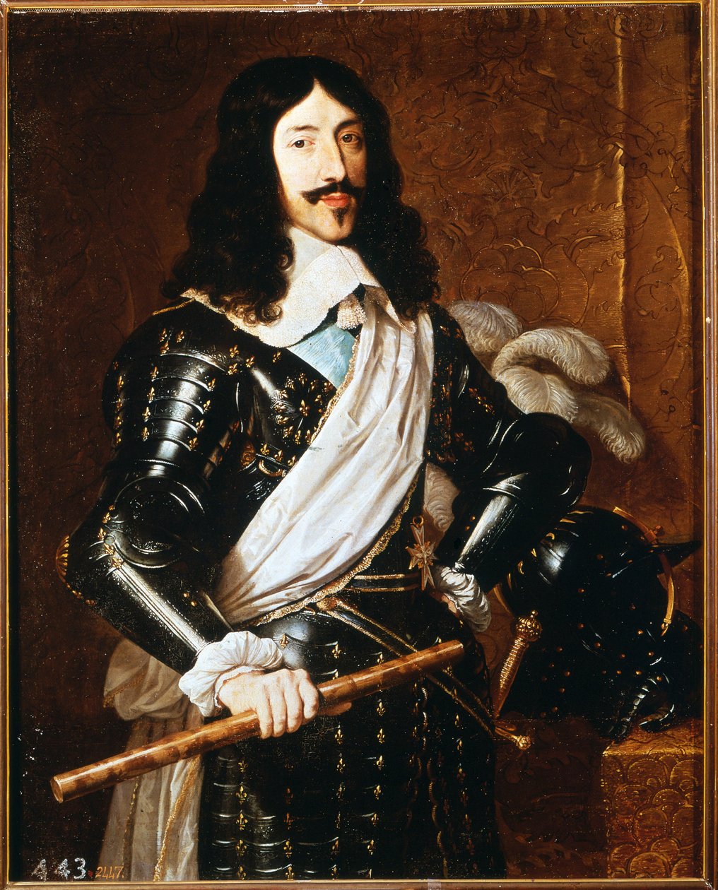 Portrét Ludvíka XIII. (1601 - 1643) od Philippa de Champaigne, Prado Museum, Madrid. od Philippe de Champaigne