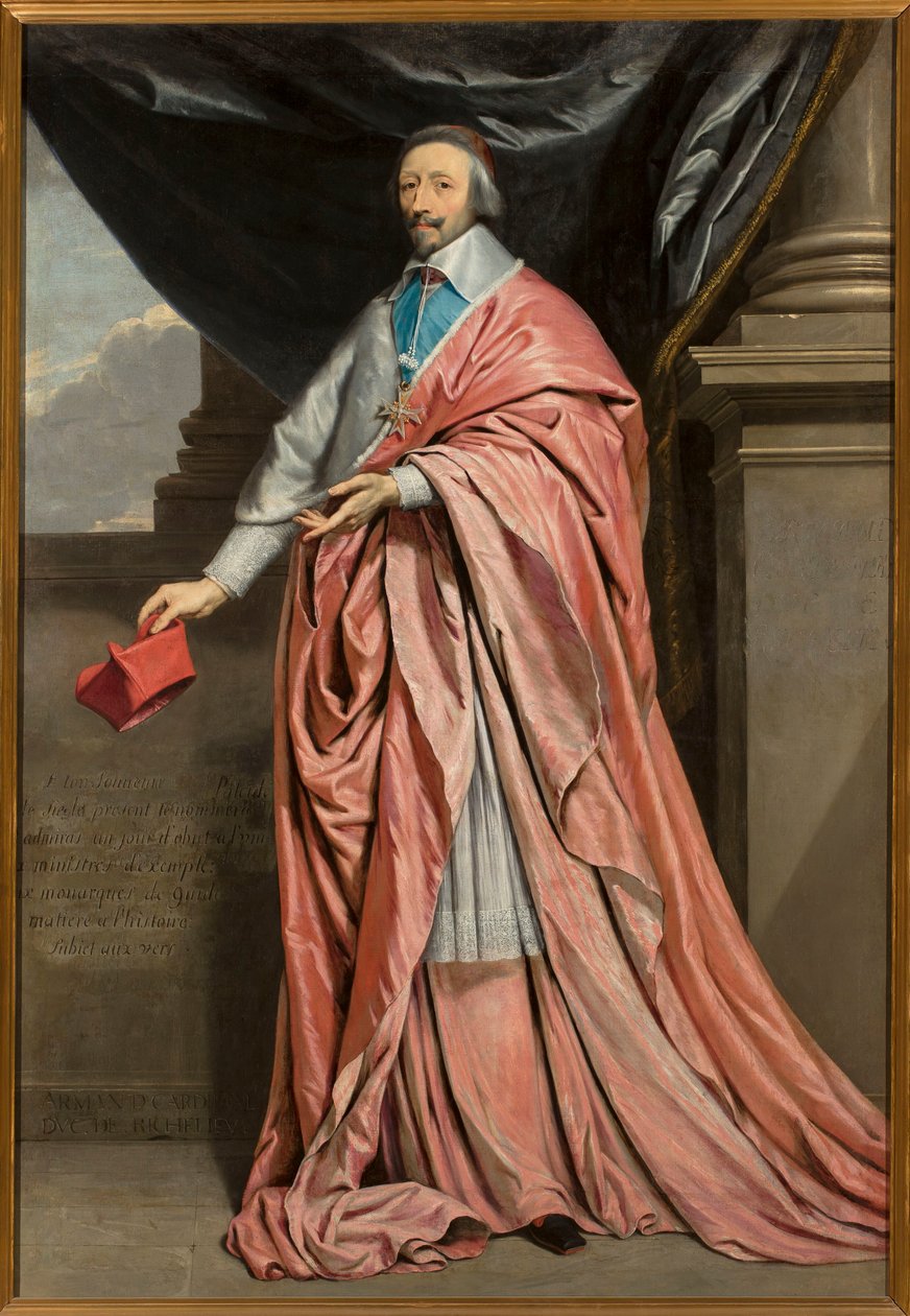 Portrét kardinála Richelieua od Philippe de Champaigne
