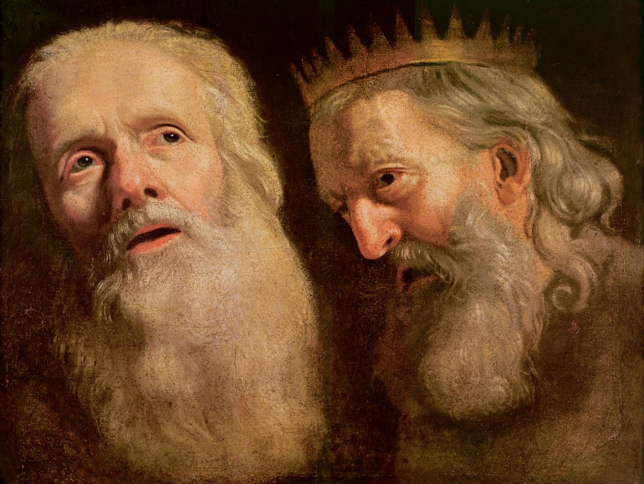 Studie hlav dvou starců, od Philippe de Champaigne