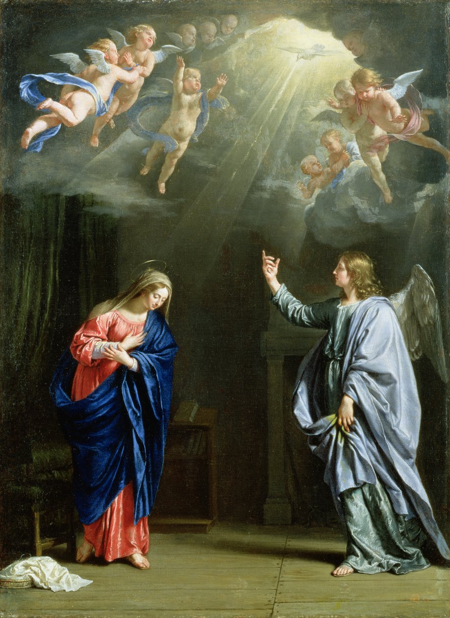Zvěstování od Philippe de Champaigne