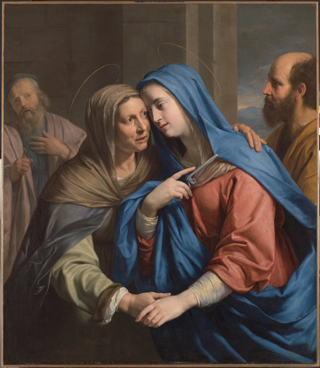 The Visitation, c.1643 (olej na plátně) od Philippe de Champaigne