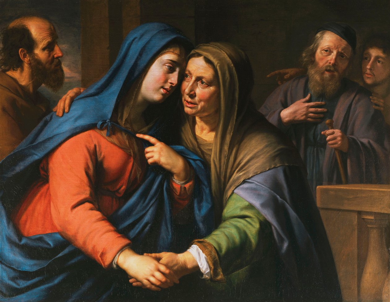 Navštívení, kolem roku 1643 od Philippe de Champaigne