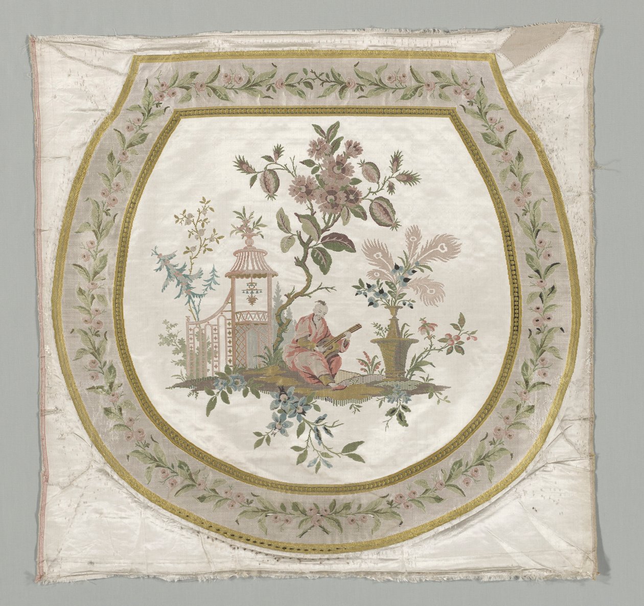 Čalounění sedáku židle, c. 1743-1774. od Philippe de Lasalle