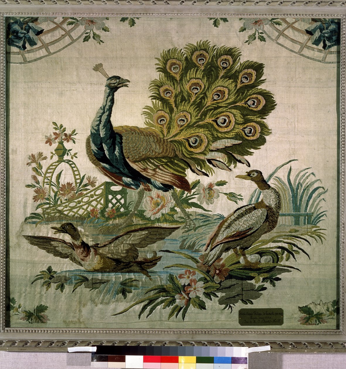 Tapiserie "Páv"" (Peacock) od Philippa de Lassalle (1723-1805) 1770 Ermitáž, Petrohrad od Philippe de Lassalle