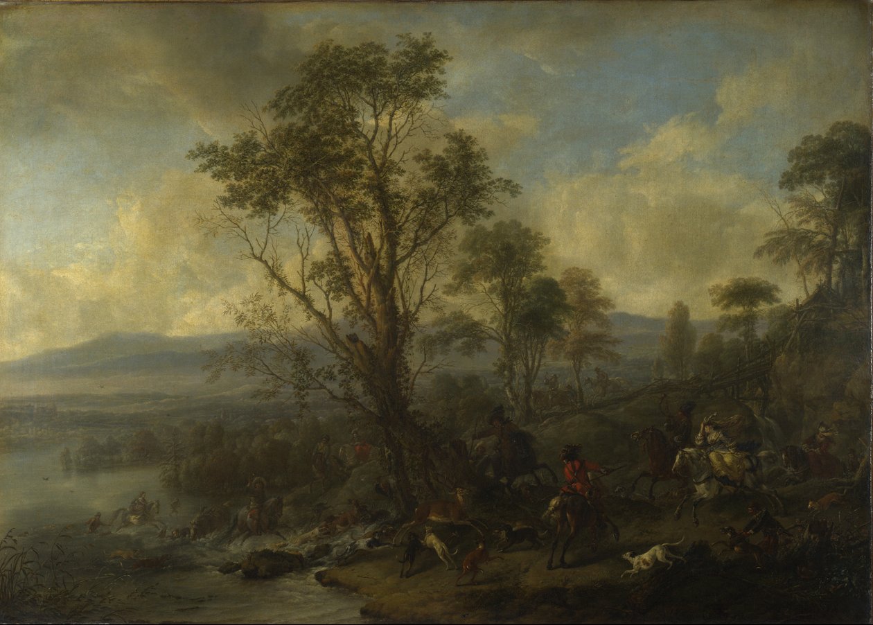 Lov na jelena od Philips Wouwerman