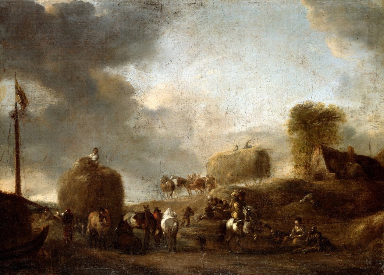 ahoj sklizeň od Philips Wouwerman