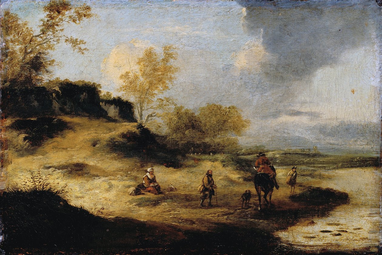 Sandhills s postavami od Philips Wouwerman