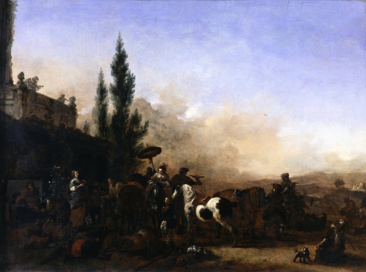 Návrat od Hawkinga od Philips Wouwerman