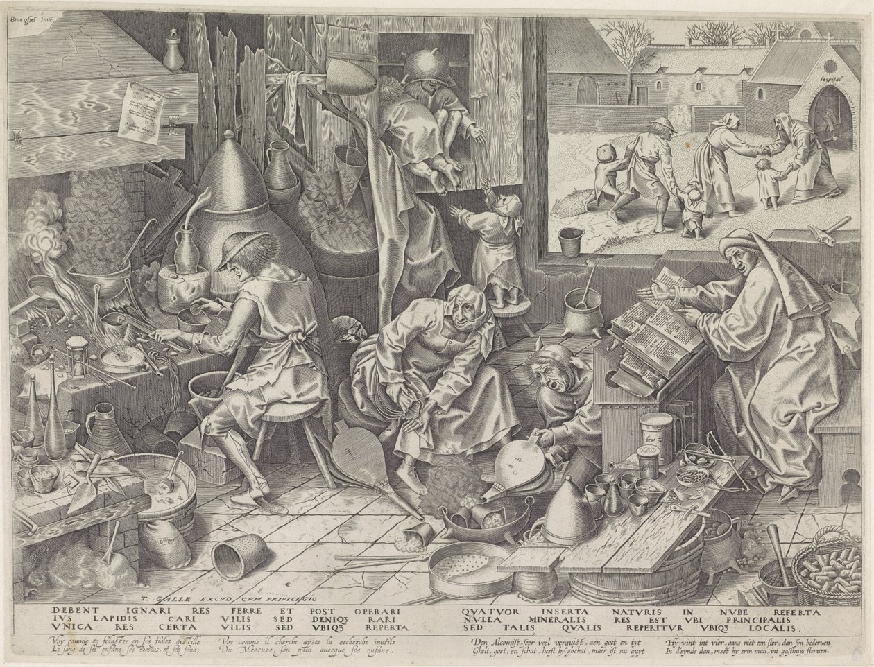 Alchymista od Philips Galle