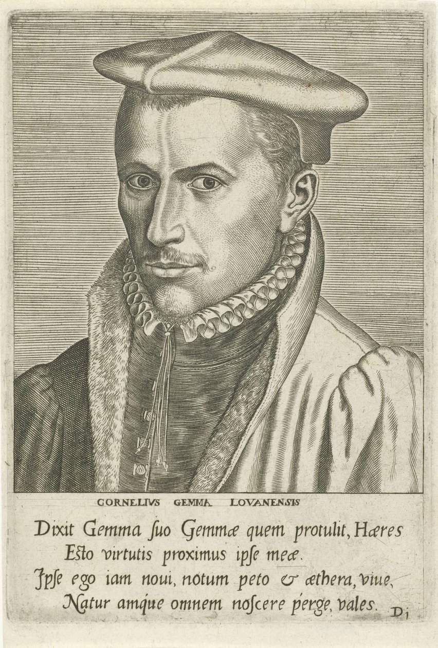 Portrét Cornelia Gemmy od Philips Galle