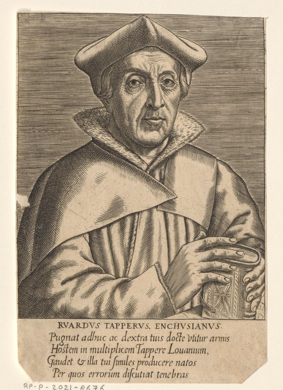 Portrét Ruarda Tappera od Philips Galle