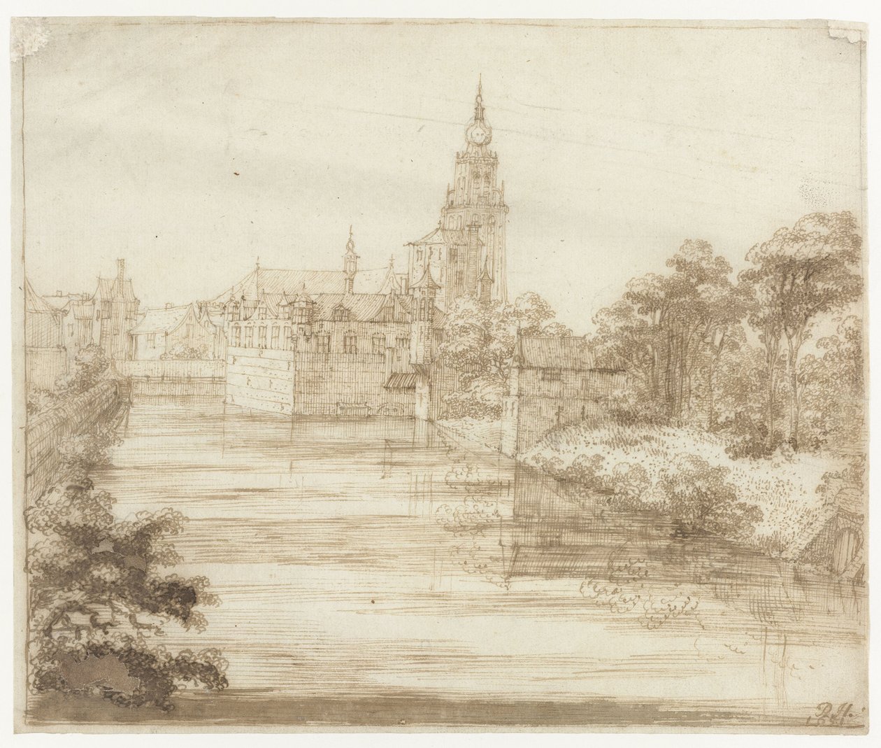 Pohled na Bredu od Philips Huygens