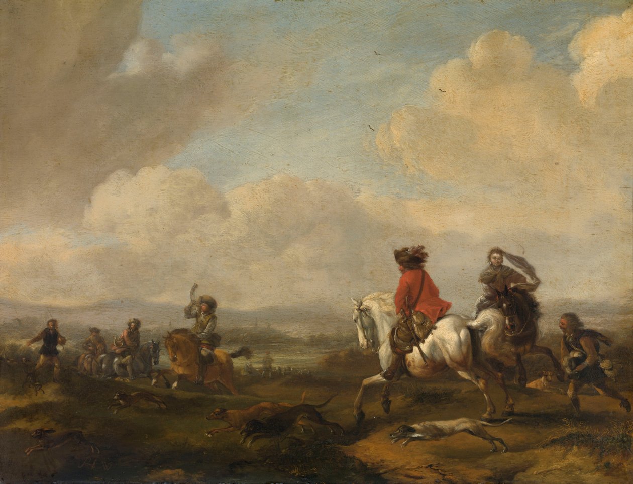 Cesta od Philips Wouwerman