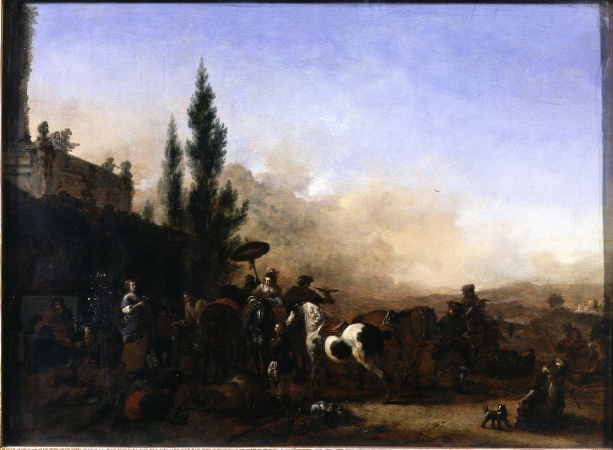 Návrat z Hawkingu od Philips Wouwerman