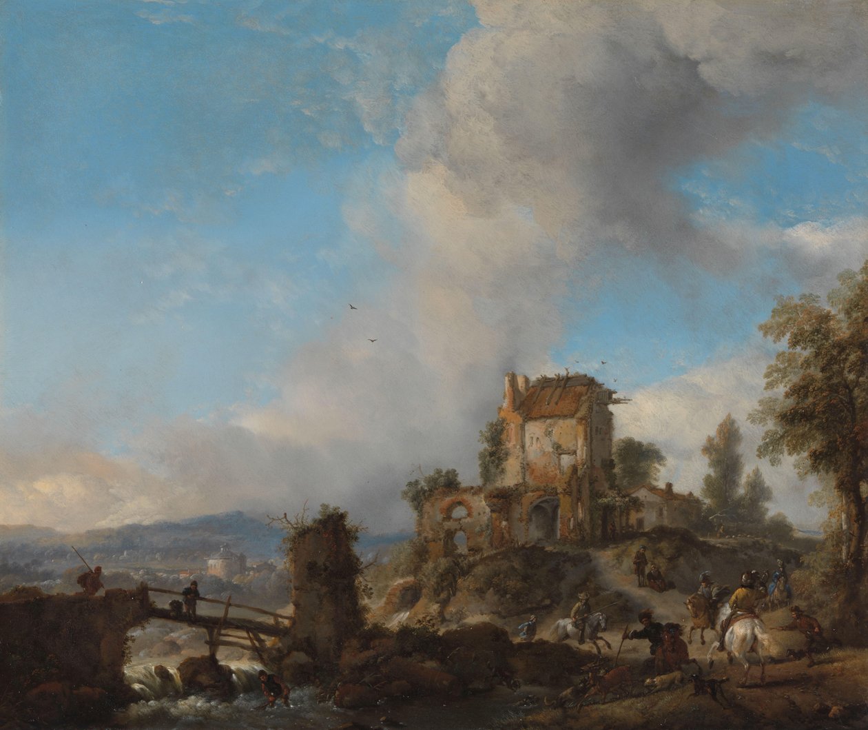 Lov na jelena od Philips Wouwerman