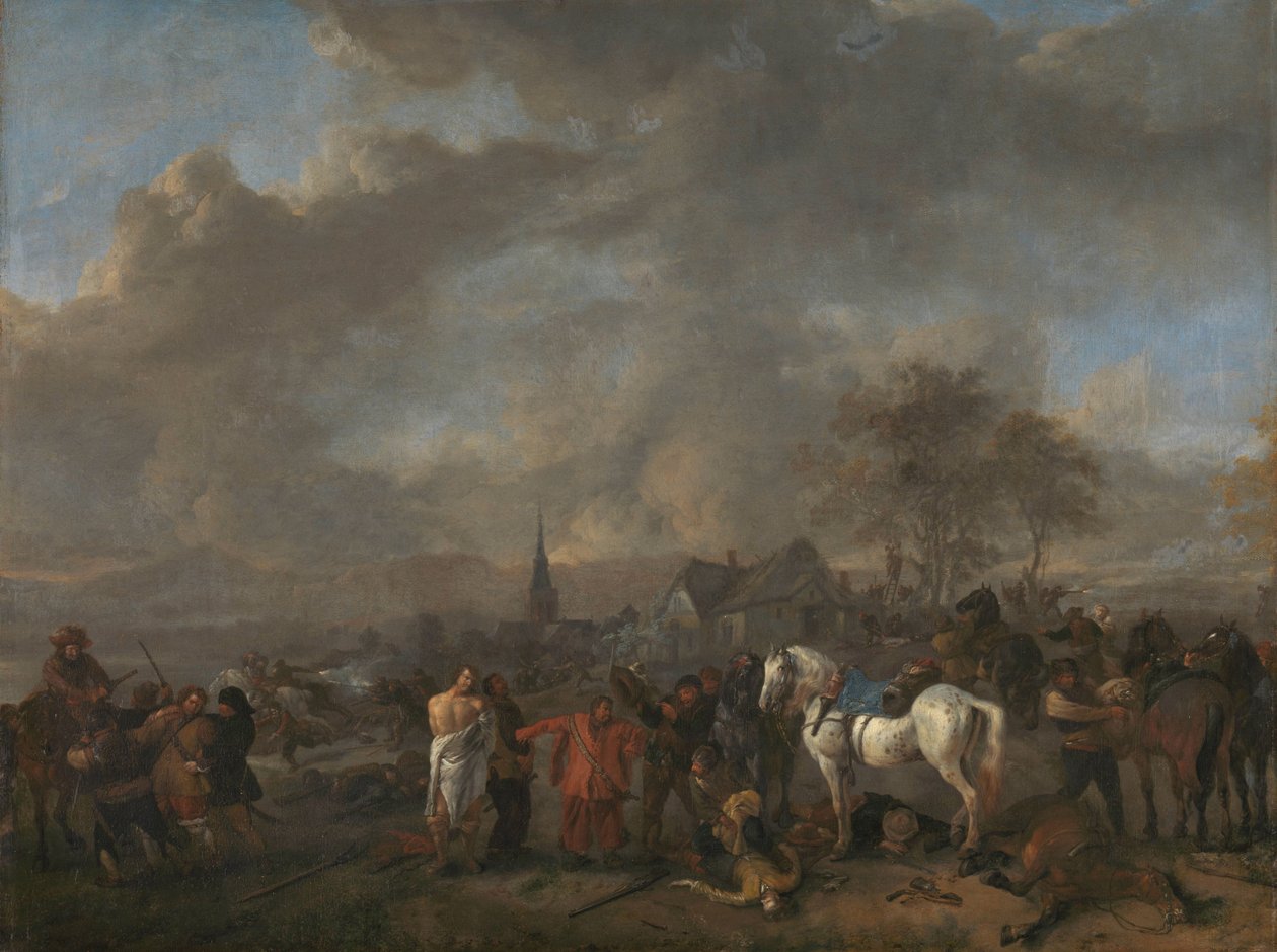 Vítězství rolníků od Philips Wouwerman