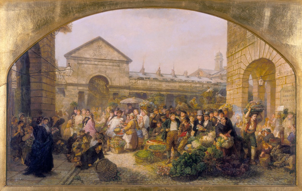 „Trh Covent Garden“, 1864 od Phoebus Levin