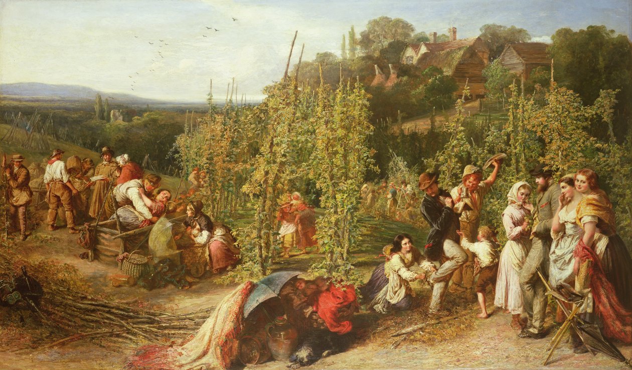 Život na chmelnici, 1859 od Phoebus Levin