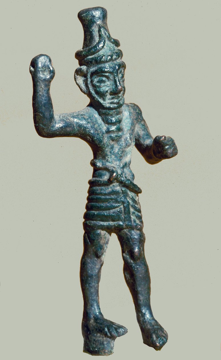 Figurka Reshef, 14.-13. století před naším letopočtem (bronz) od Phoenician