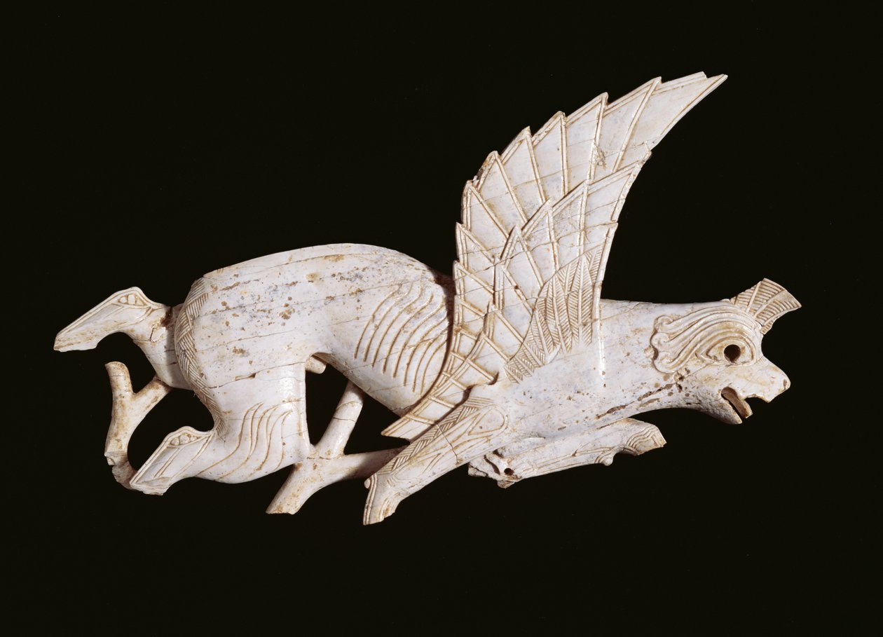 Griffinova deska, z Fort Shalmaneser, Nimrud, Severní Irák, 9.-8. od Phoenician