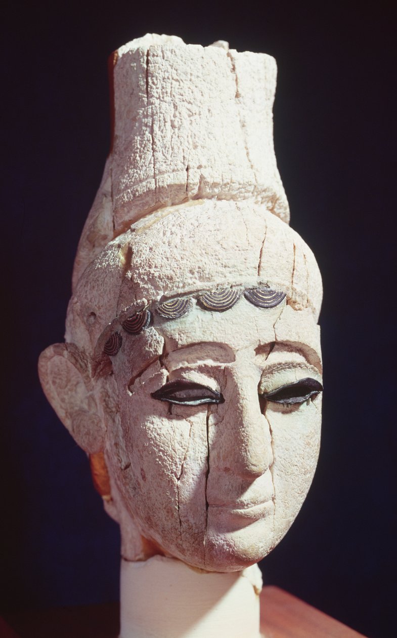 Hlava prince nebo princezny z Ugaritu (viz také 110898-99) od Phoenician