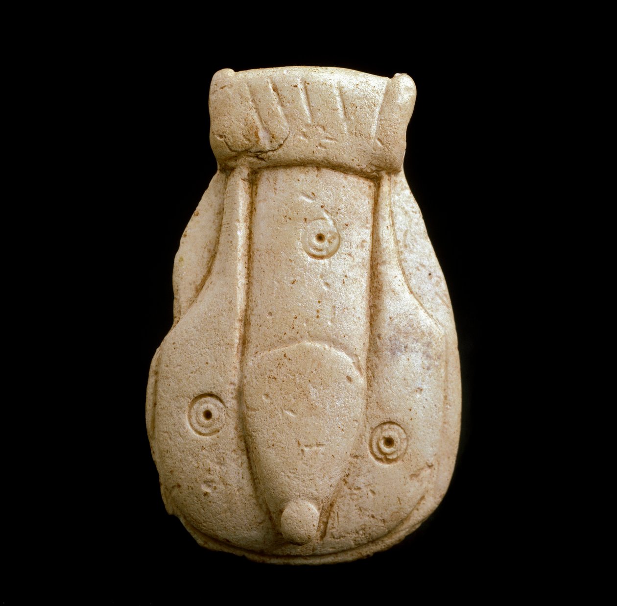 Fénická civilizace: falický amulet v kosti. Z Puig d