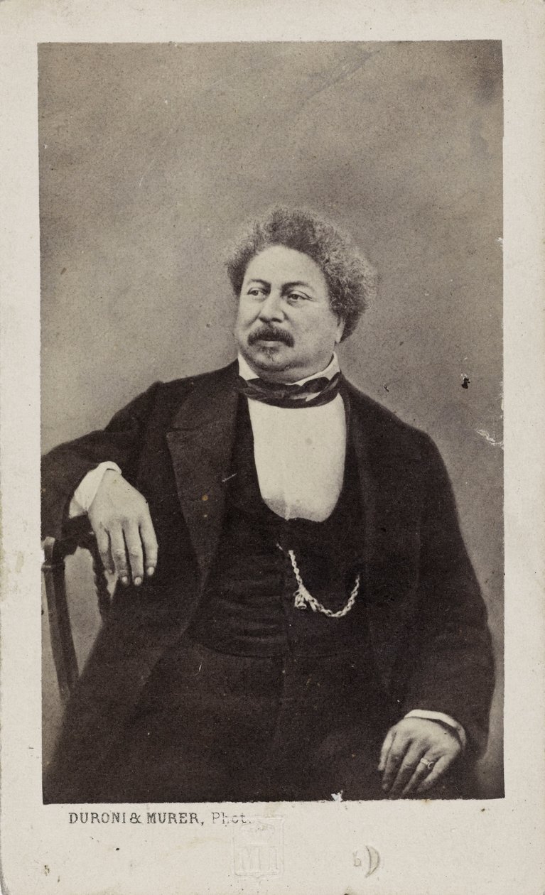 Autor Alexandre Dumas otec 1802-1870, 1870. od Photo studio Duroni and Murer.