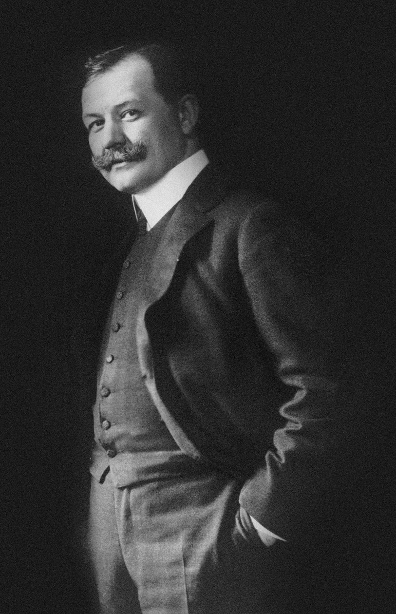 Portrét skladatele Franze Lehára 1870-1948. od Photo studio E. Bieber.
