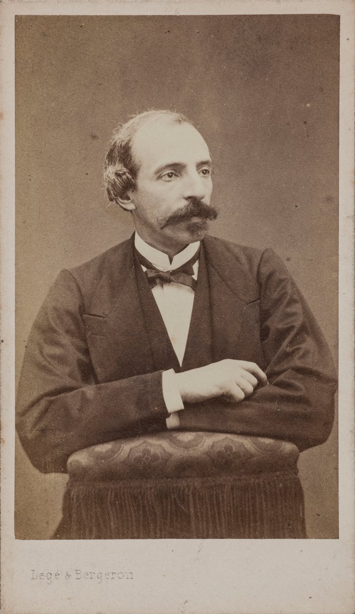 Portrét skladatele Émile Jonase 1827-1905. od Photo studio Legé and Bergeron.