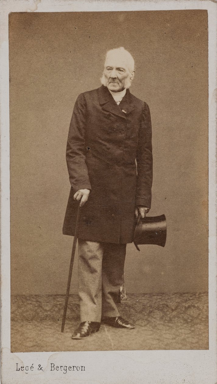 Portrét skladatele Gustava Vogta 1781-1870. od Photo studio Legé and Bergeron.