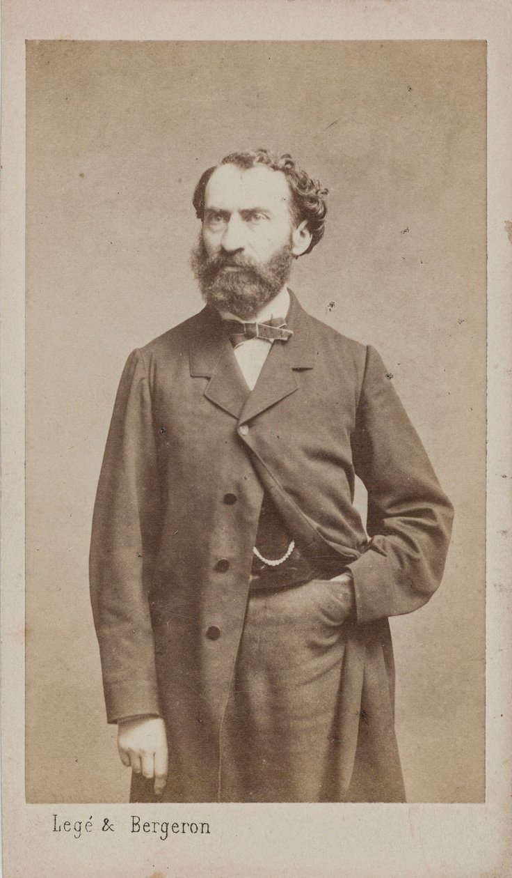 Portrét skladatele Prospera Pascala 1825-1880, c. 1875. od Photo studio Legé and Bergeron.