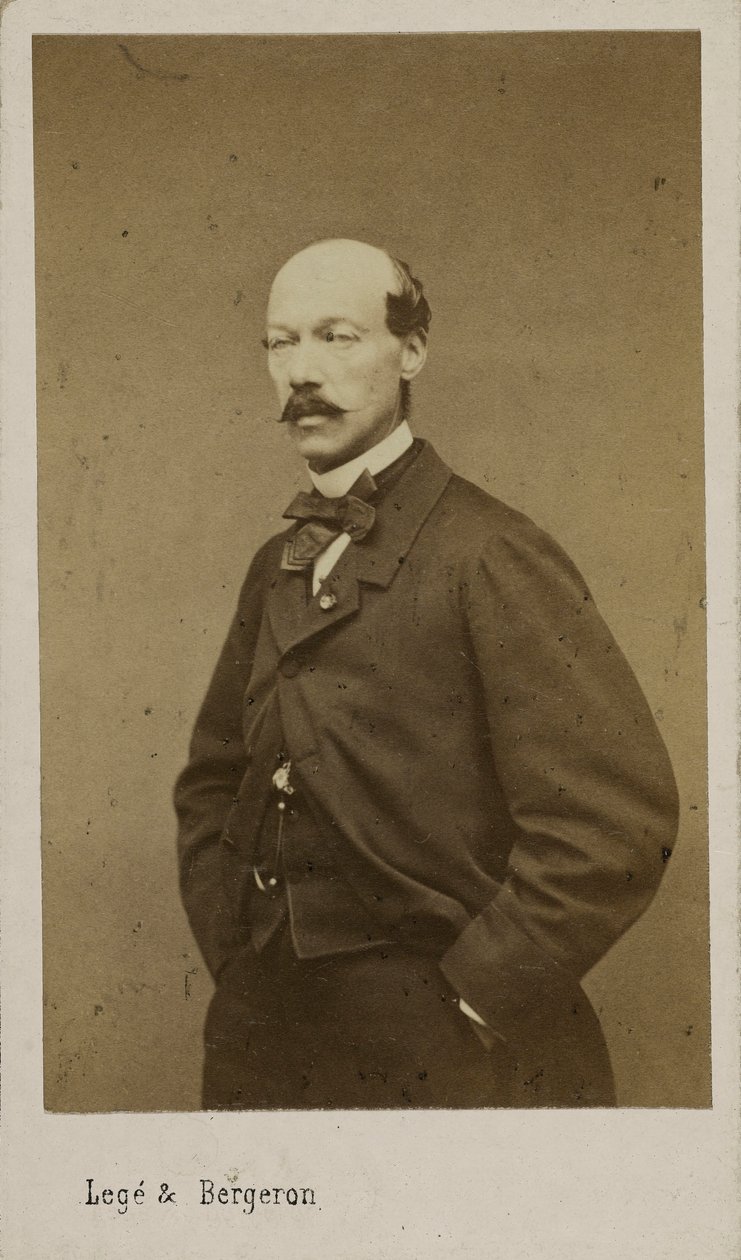 Portrét skladatele Alexandra Batty 1816-1902, c. 1880. od Photo studio Legé and Bergeron.