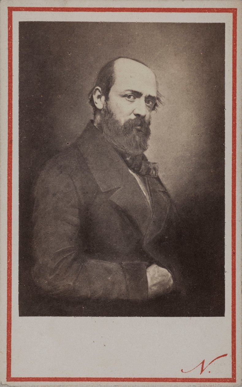 Portrét Henriho Murgera 1822-1861, 1861. od Photo studio Nadar.
