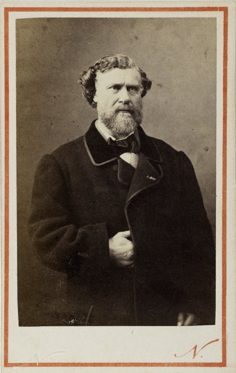 Portrét Julese Lacroixe 1809-1887, cca 1865. od Photo studio Nadar.
