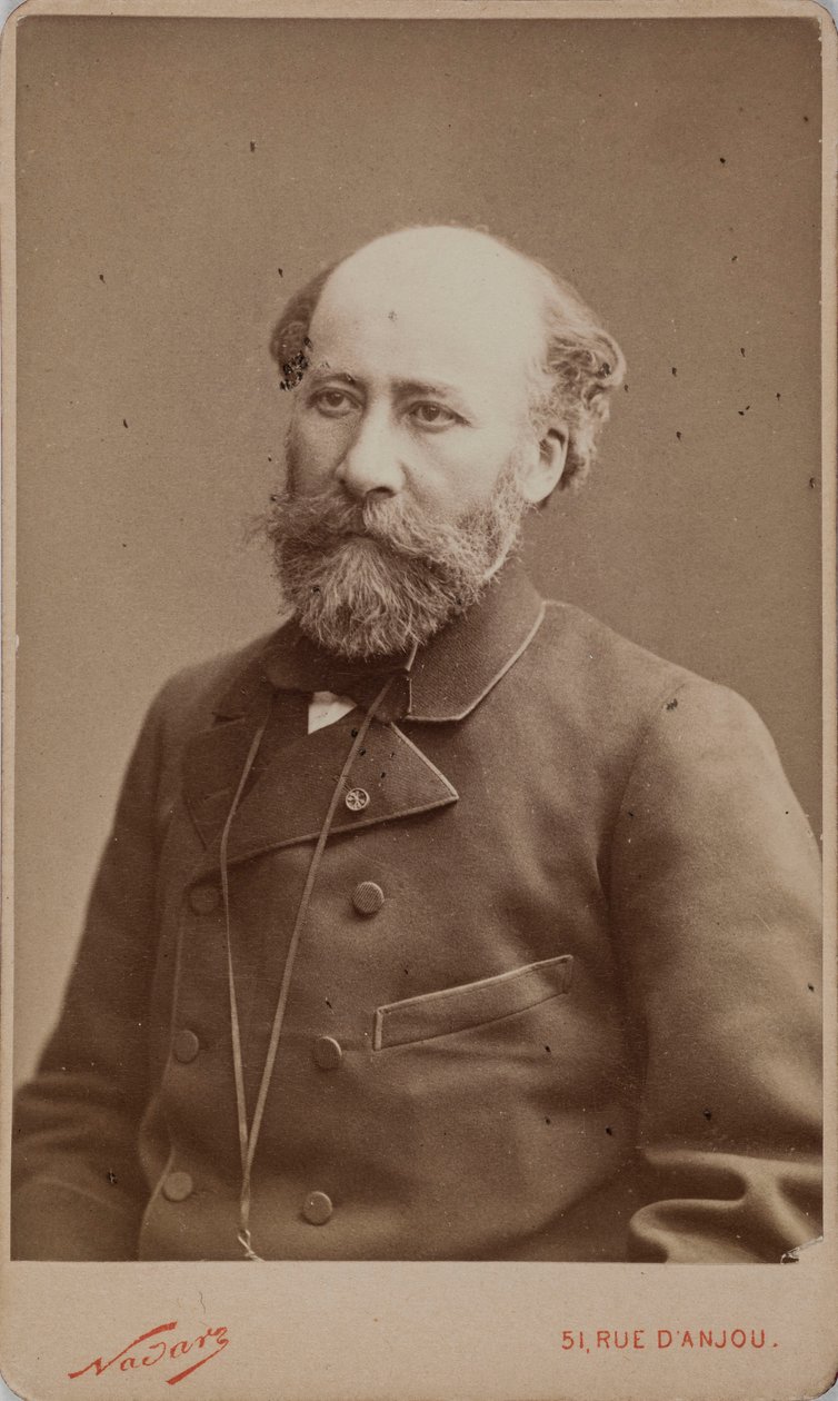 Portrét Octave Feuillet 1821-1890. od Photo studio Nadar.