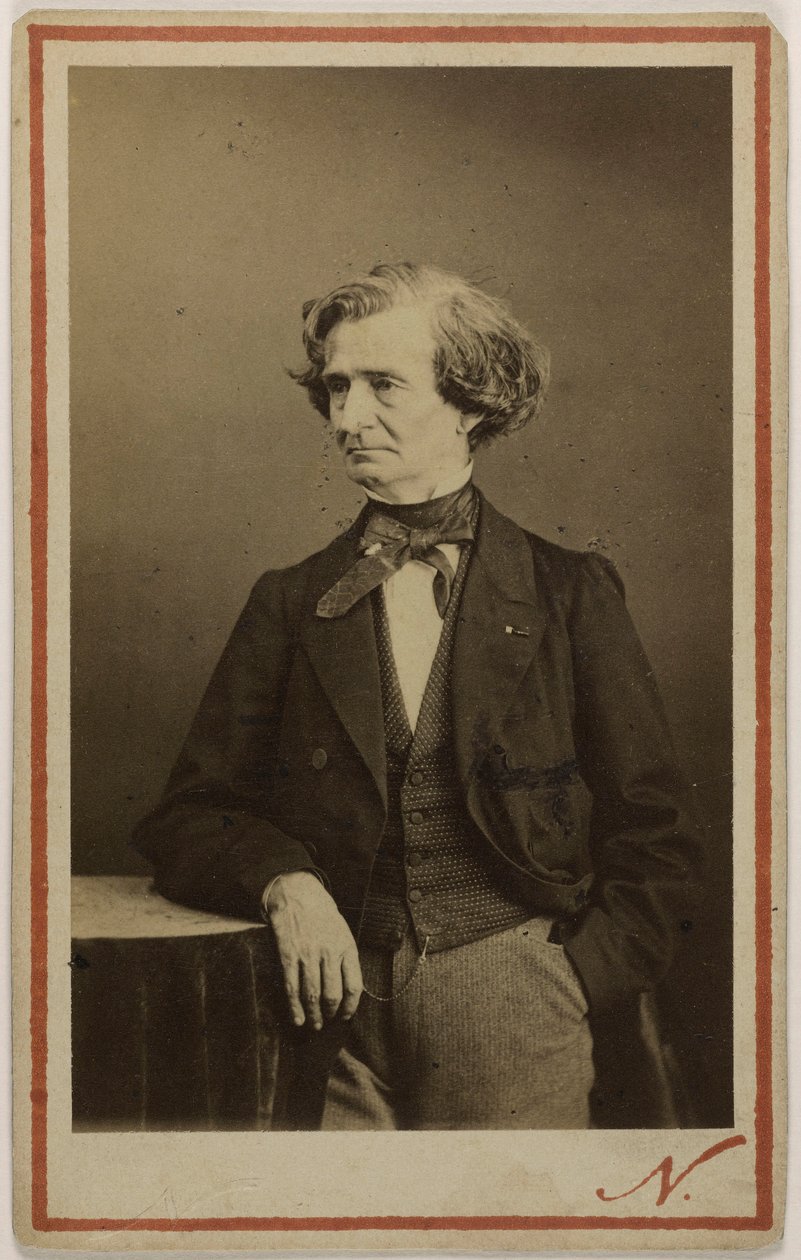 Portrét skladatele Hectora Berlioze 1803-1869, cca 1860. od Photo studio Nadar.