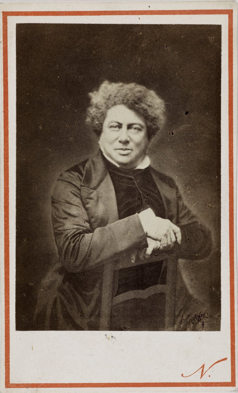 Autor Alexandre Dumas otec 1802-1870, 1870. od Photo studio Nadar.