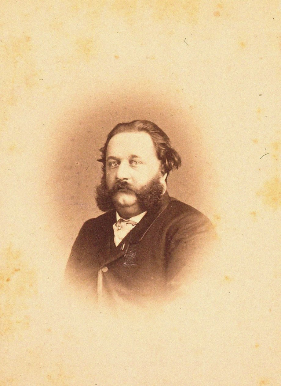 Portrét skladatele Alfreda Jaëlla 1832-1882, 1866. od Photo studio Paetz.
