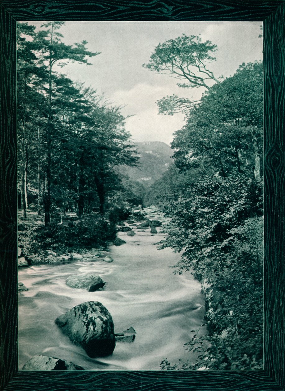 River Lyn, Lynmouth, c1908 od Photochrom Co Ltd of London