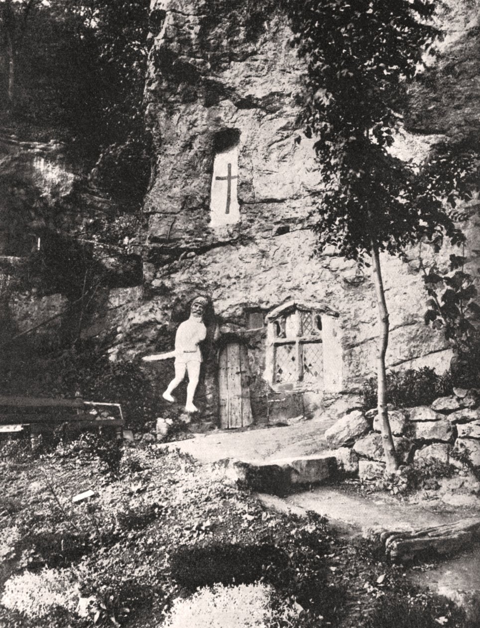 Kaple sv. Roberta, Knaresborough, 1924-1926. od Photochrom Co Ltd of London