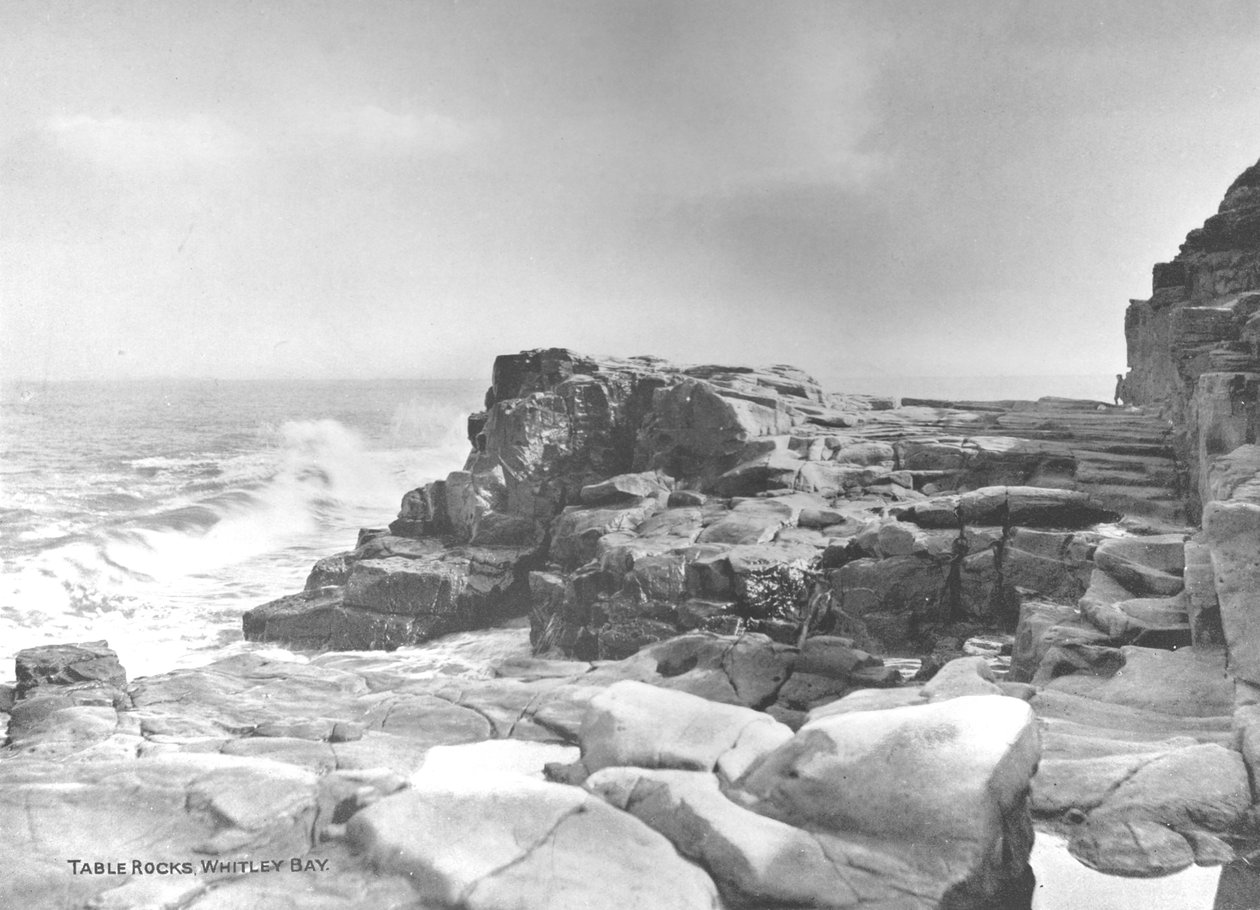 Table Rocks, Whitley Bay, 1907 od Photochrom Co Ltd of London
