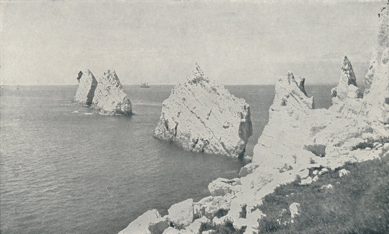 The Needles, 1910 od Photochrom Co Ltd of London