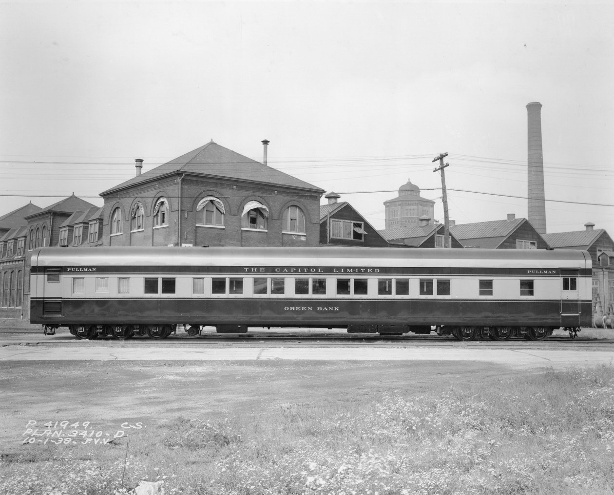 Auto, Midwest MS Pullman, bx.6, Fl.454, Green Bank od Photographer American