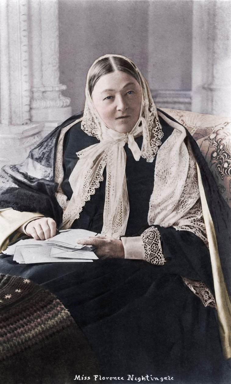 Florence Nightingale (foto) od Photographer English