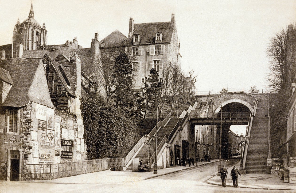 Le Mans, Francie, c. 1900 (černobílá fotografie) od Photographer French