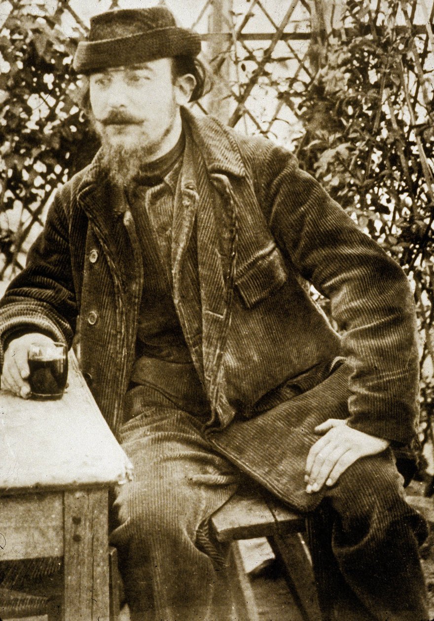 Francouzský skladatel Erik Satie (č/b foto) od Photographer French