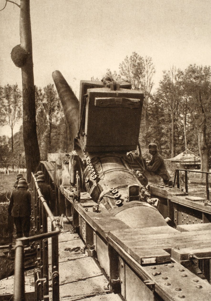 Dělo namontované na liště s rychlým nabíjením (černobílá fotografie) od Photographer German