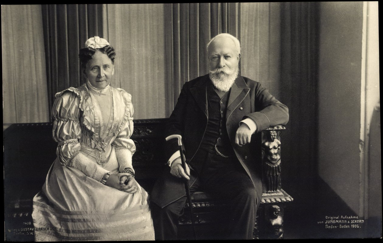 Velkovévodkyně Luisa Bádenská, Fridrich I., Liersch od Photographer German